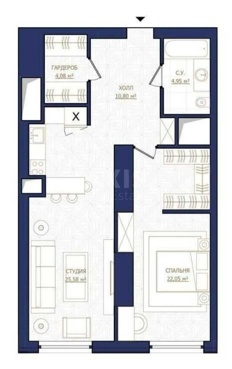 2к квартира ул. Предславинская 20Б598256