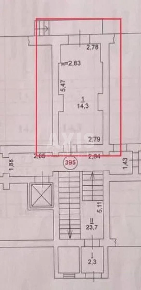 Объект торговли пр-т Европейского Союза 33, 17м2626081