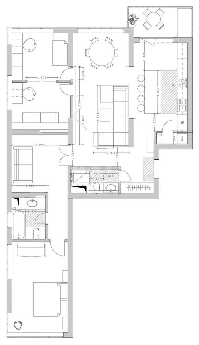 3k apartment vul. Bul'varno-Kudrjavs'ka 177018115