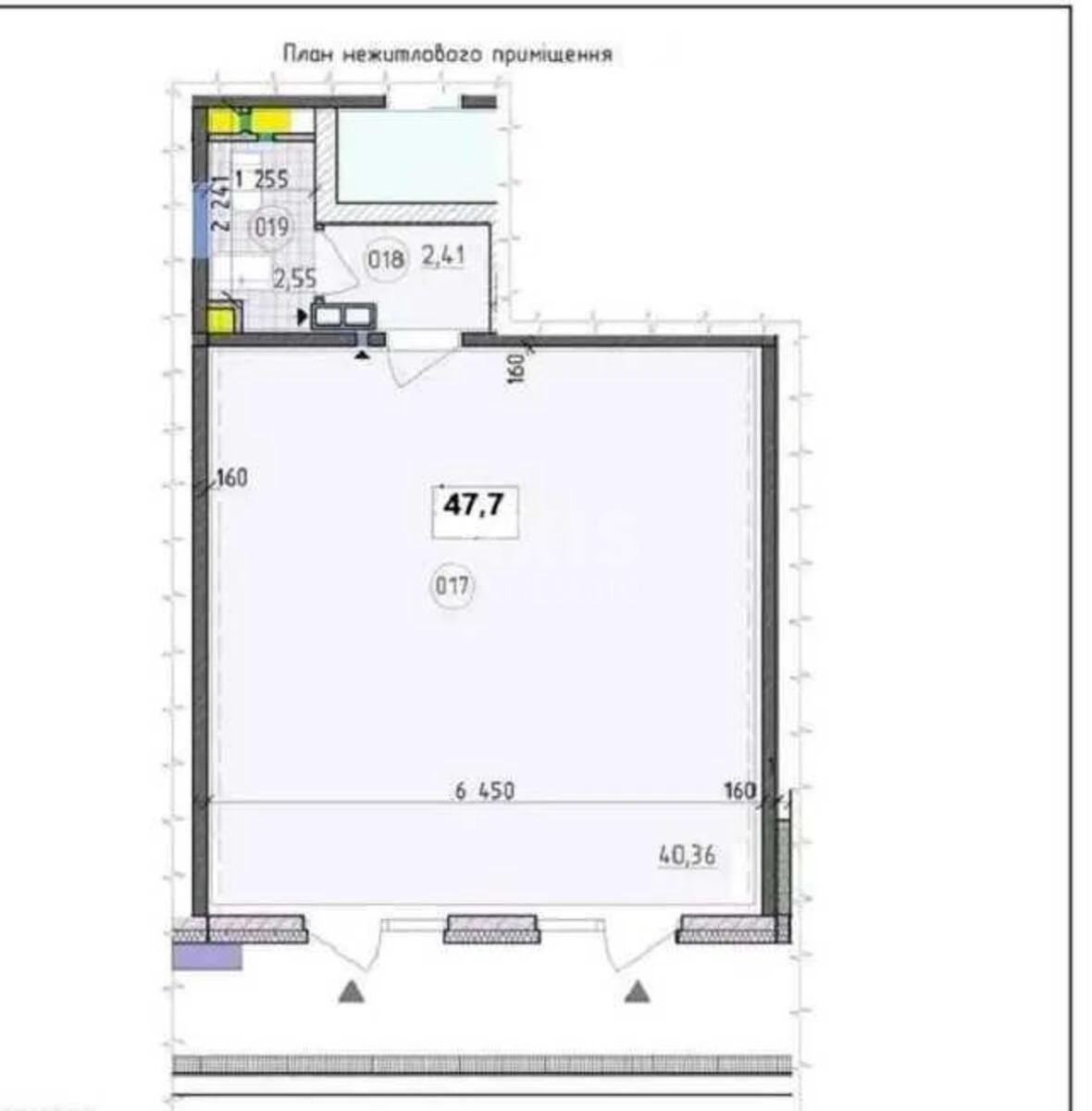 Объект торговли ул. Михаила Максимовича 26, 47м2657232