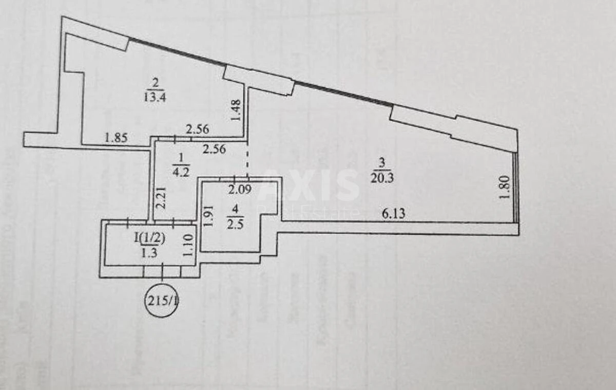 2к квартира ул. Заболотного Академика 1650575