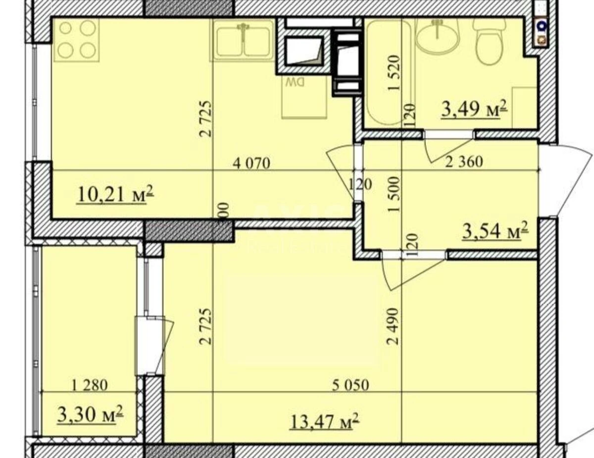 1k apartment vul. Avgustyna Voloshyna 32702147