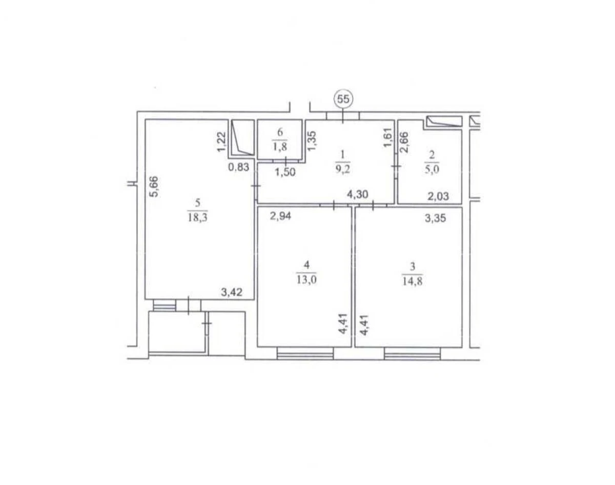 2к квартира ул. Канальная 8630994