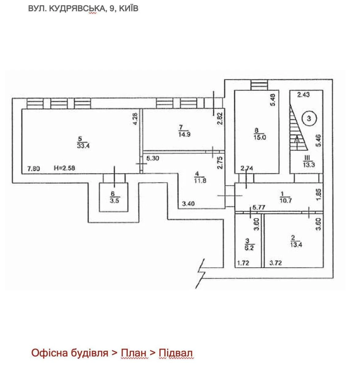 Office vul. Kudrjavs'ka 9, 511m26811712