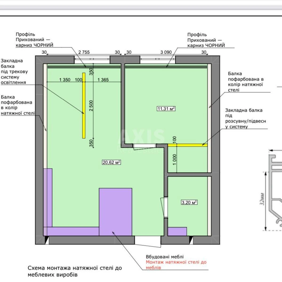 2k apartment vul. Myhajla Maksymovycha 245937413