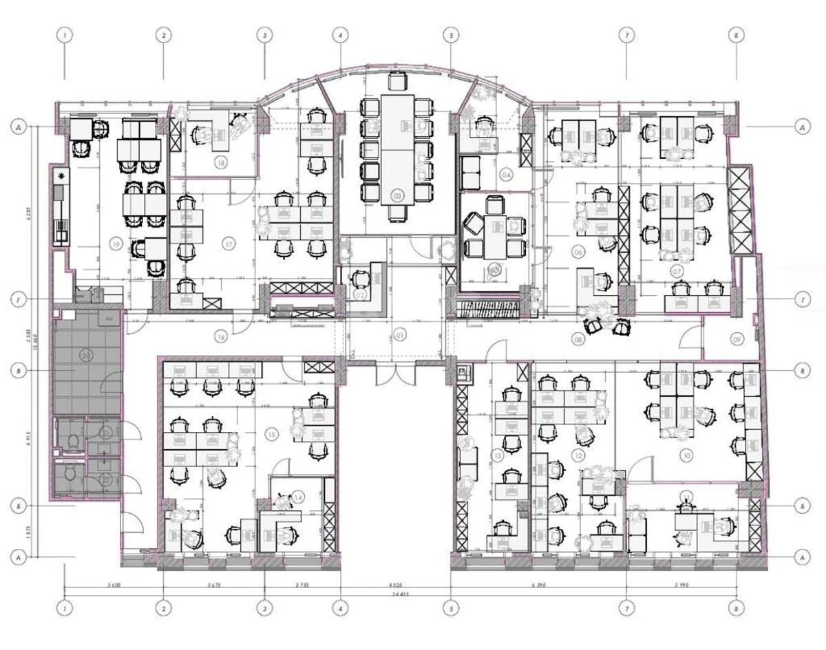 Office vul. Gonchara Olesja 41, 400m2658550