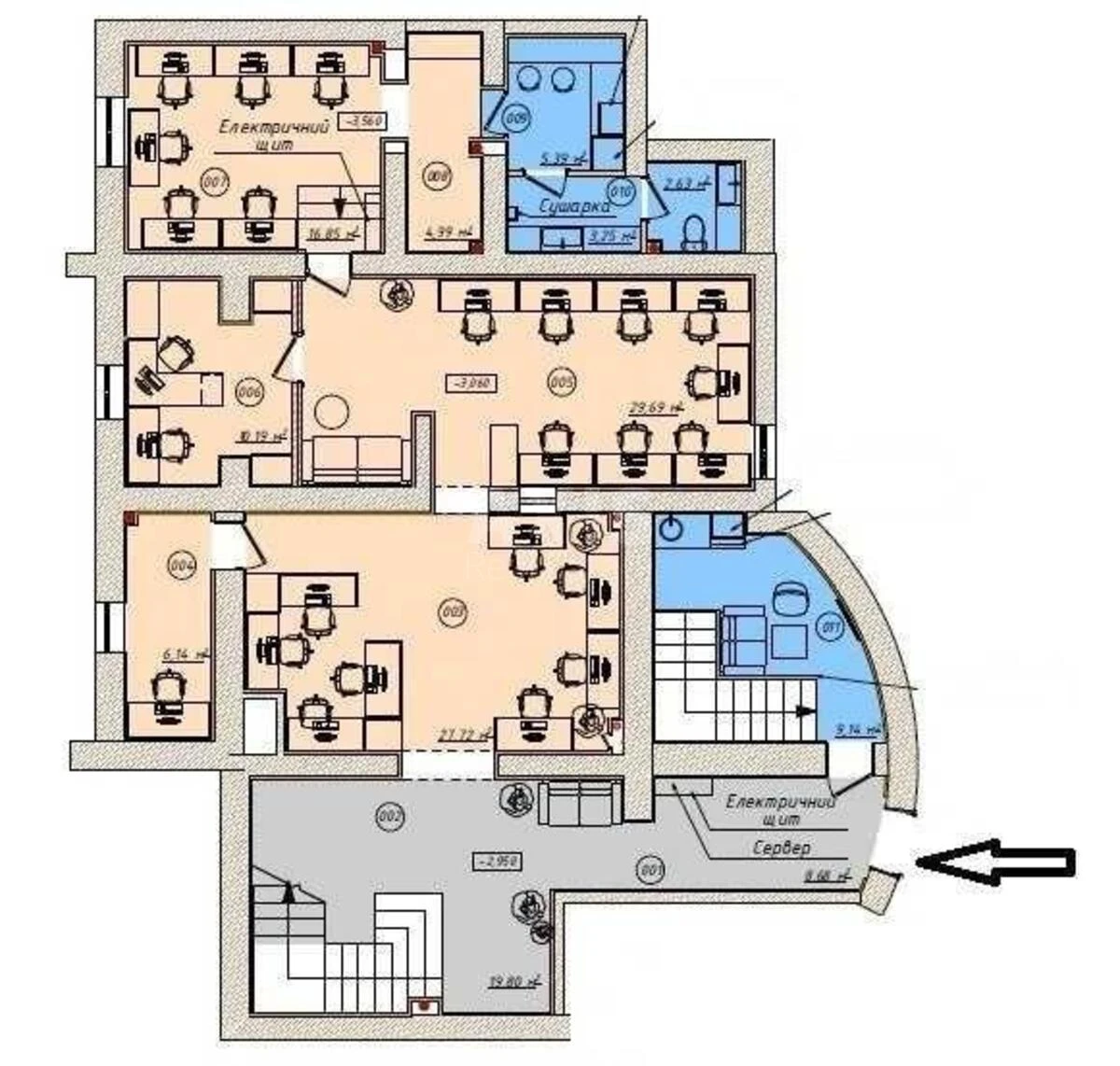 Office vul. Pecheniz'ka 16, 350m26349120