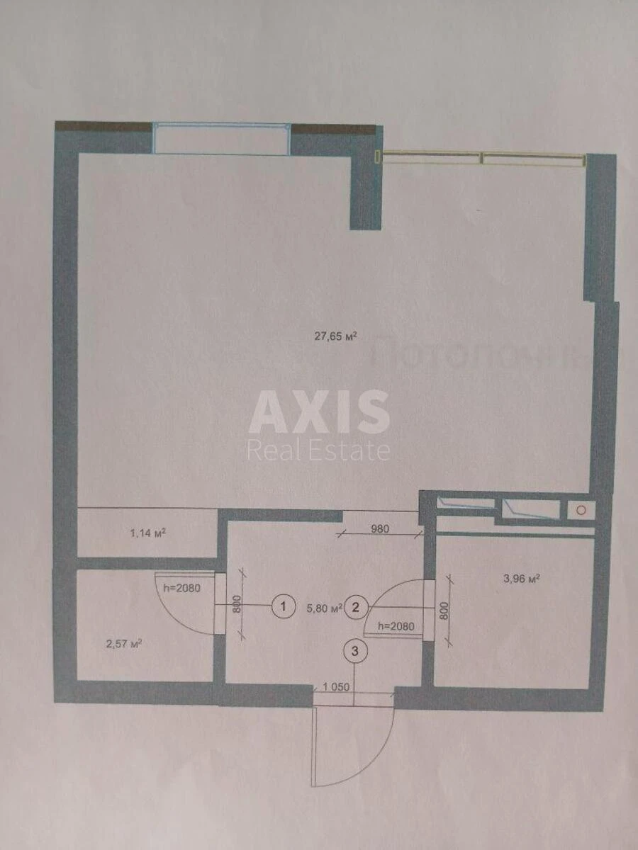 1k apartment vul. Yulia Zdanovska 34Б7065019