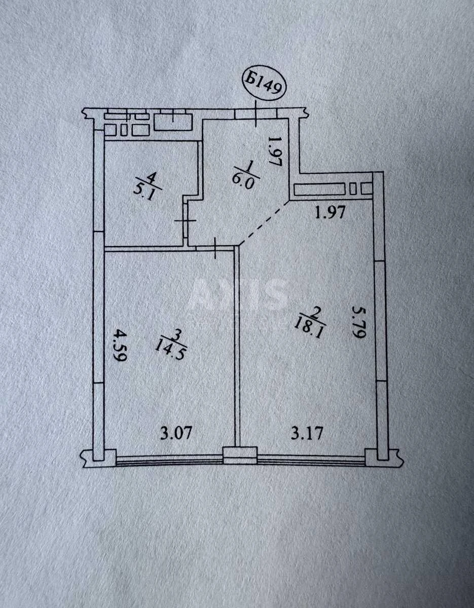 1k apartment vul. Viktora Nekrasova 10А720644