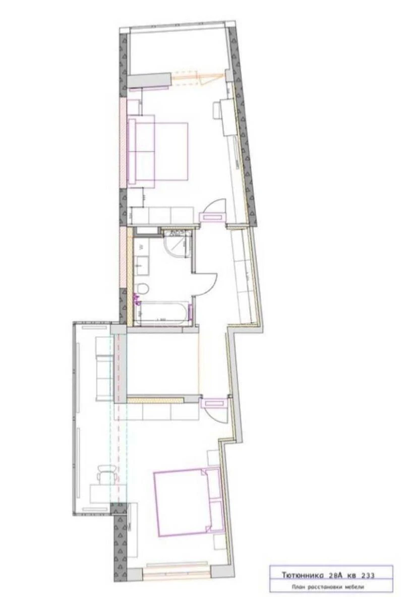 3k apartment vul. Vasylya Tyutyunnyka 28А6611616