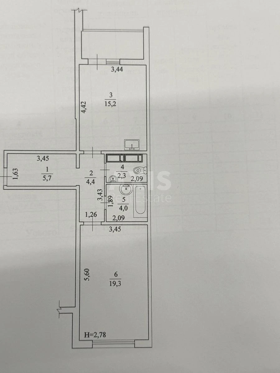 1k apartment vul. Konopljans'ka 22654999