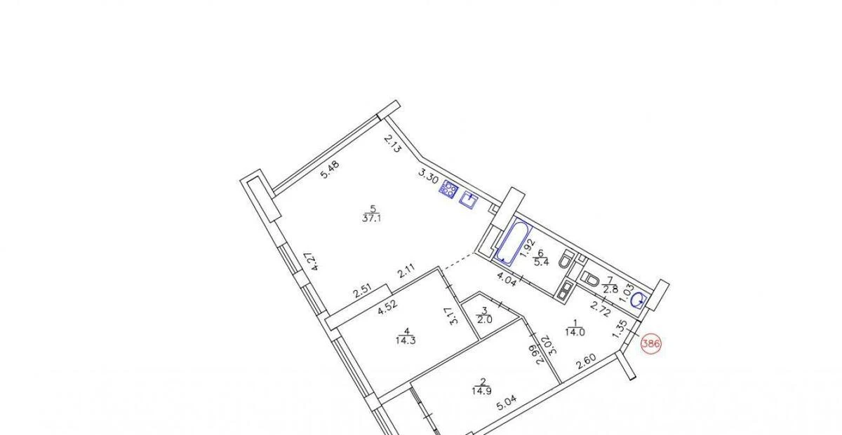 3к квартира пр-т Берестейский 11Б718340