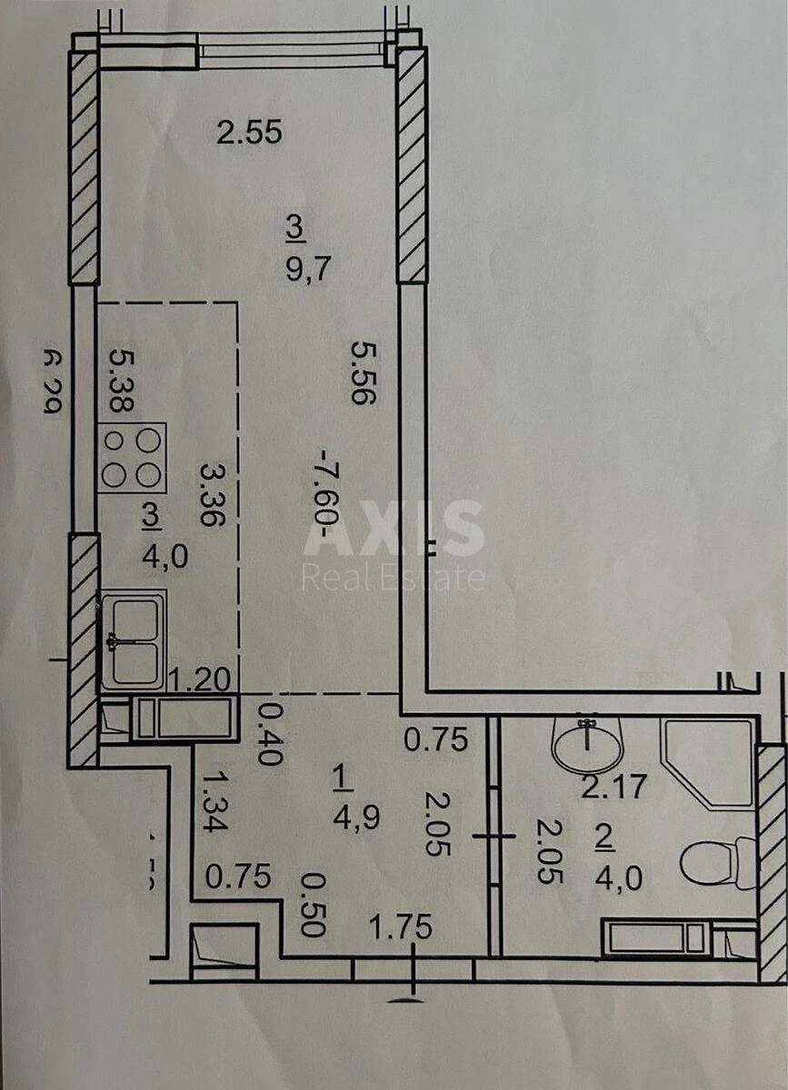 1k apartment vul. Bulahovs'kogo Akademika 26509213