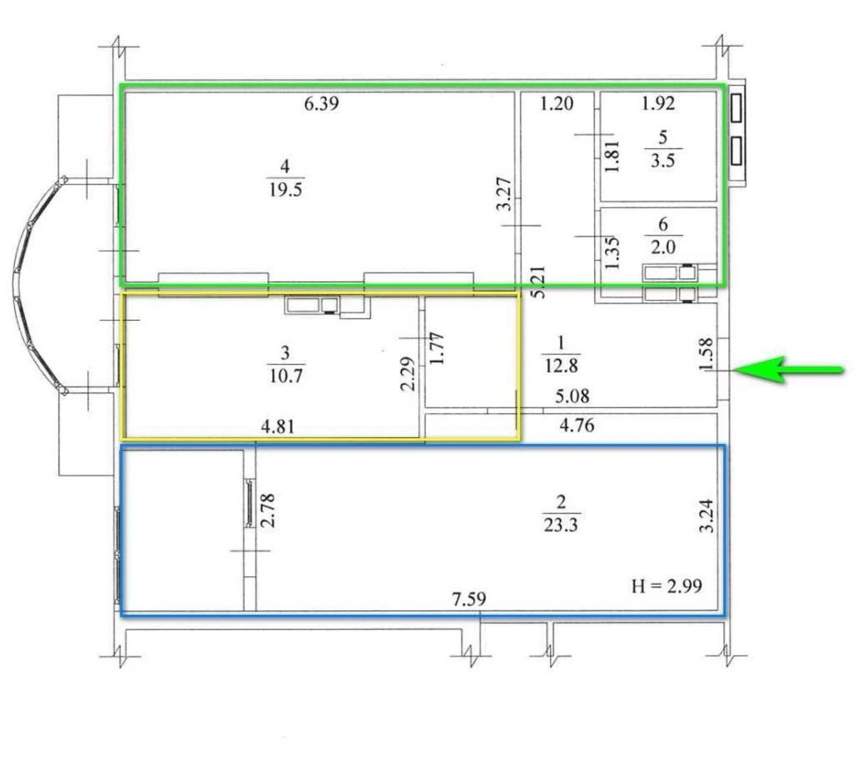 Trade object vul. Zhyljans'ka 118, 126m26353513