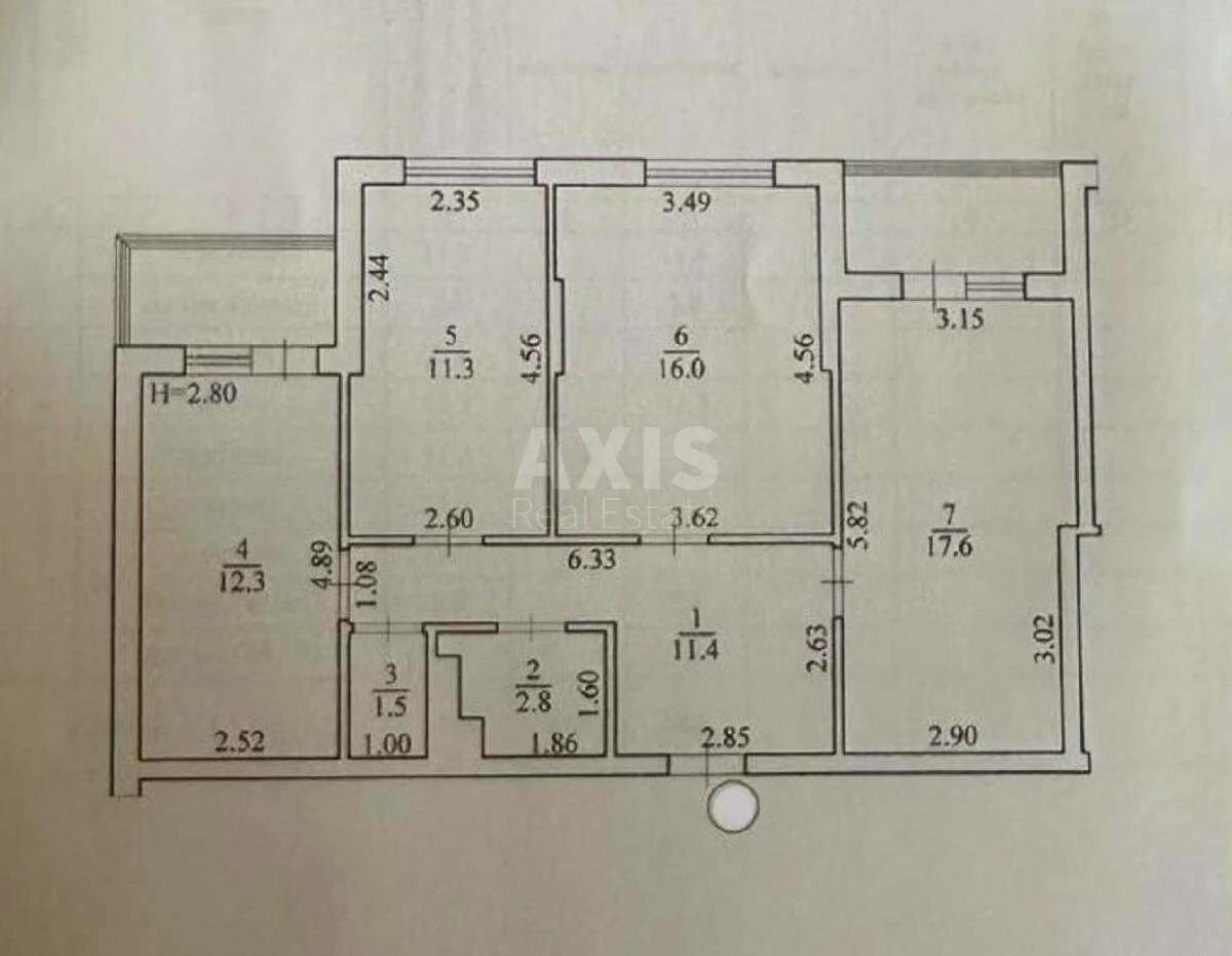 3к квартира ул. Августина Волошина 32А646020