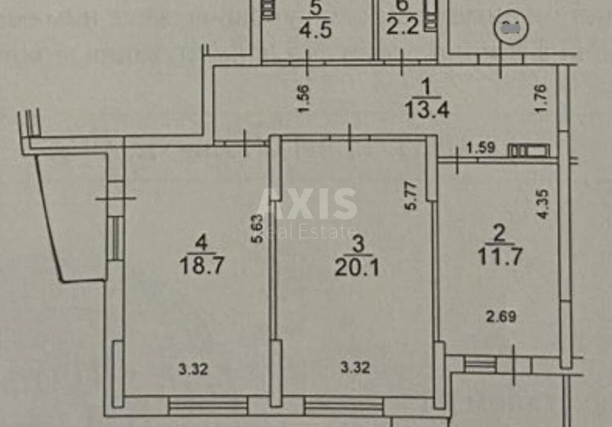 2k apartment vul. Kondratjuka Jurija 1521154