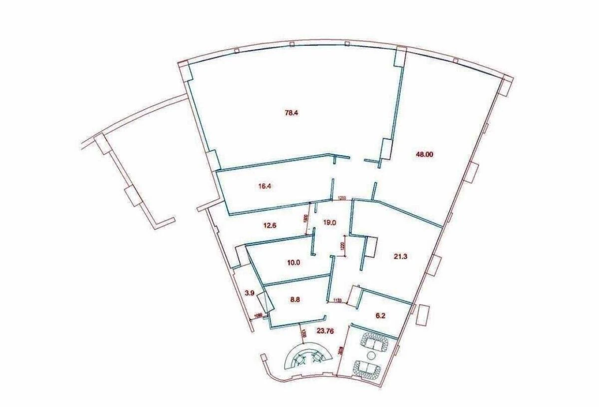 Trade object vul. Jevgena Konoval'cja 36Д, 258m26356112