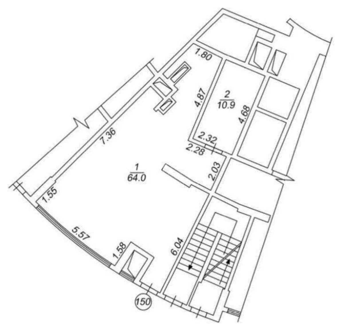Trade object vul. Buslivs'ka 12, 75m2717318