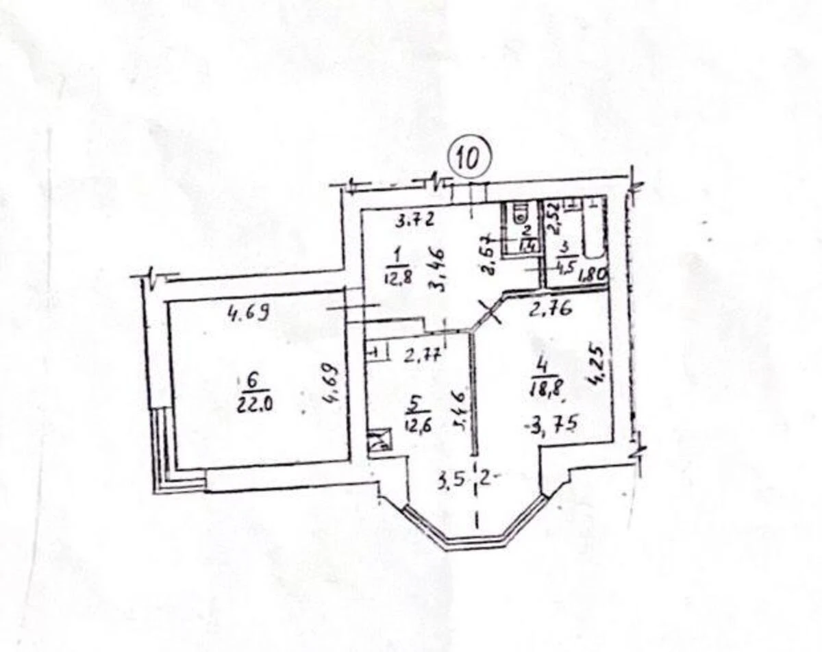 2к квартира ул. Левко Лукьяненко 29В6561115