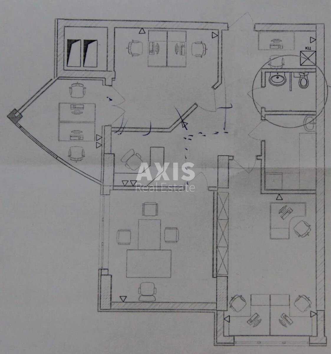 Office vul. Glybochyc'ka 32, 83m2555528