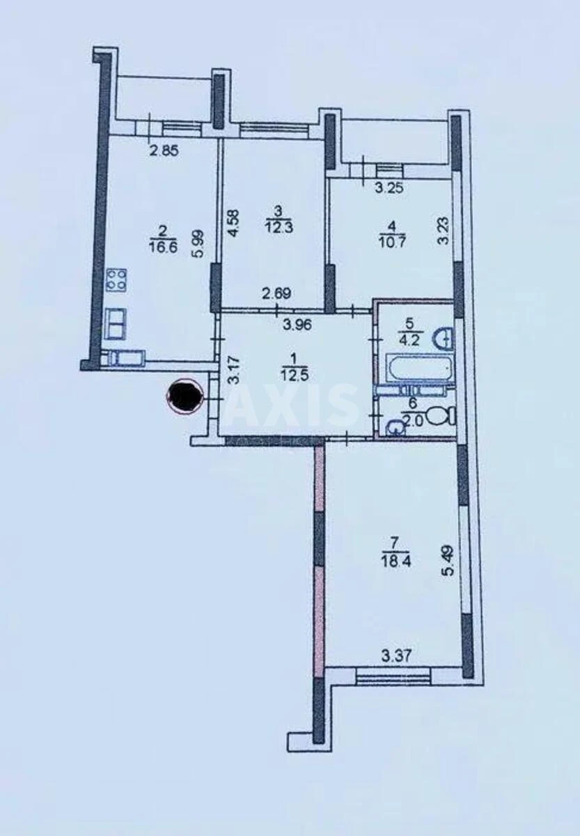 3k apartment vul. Kadets'kyj gaj 10604370