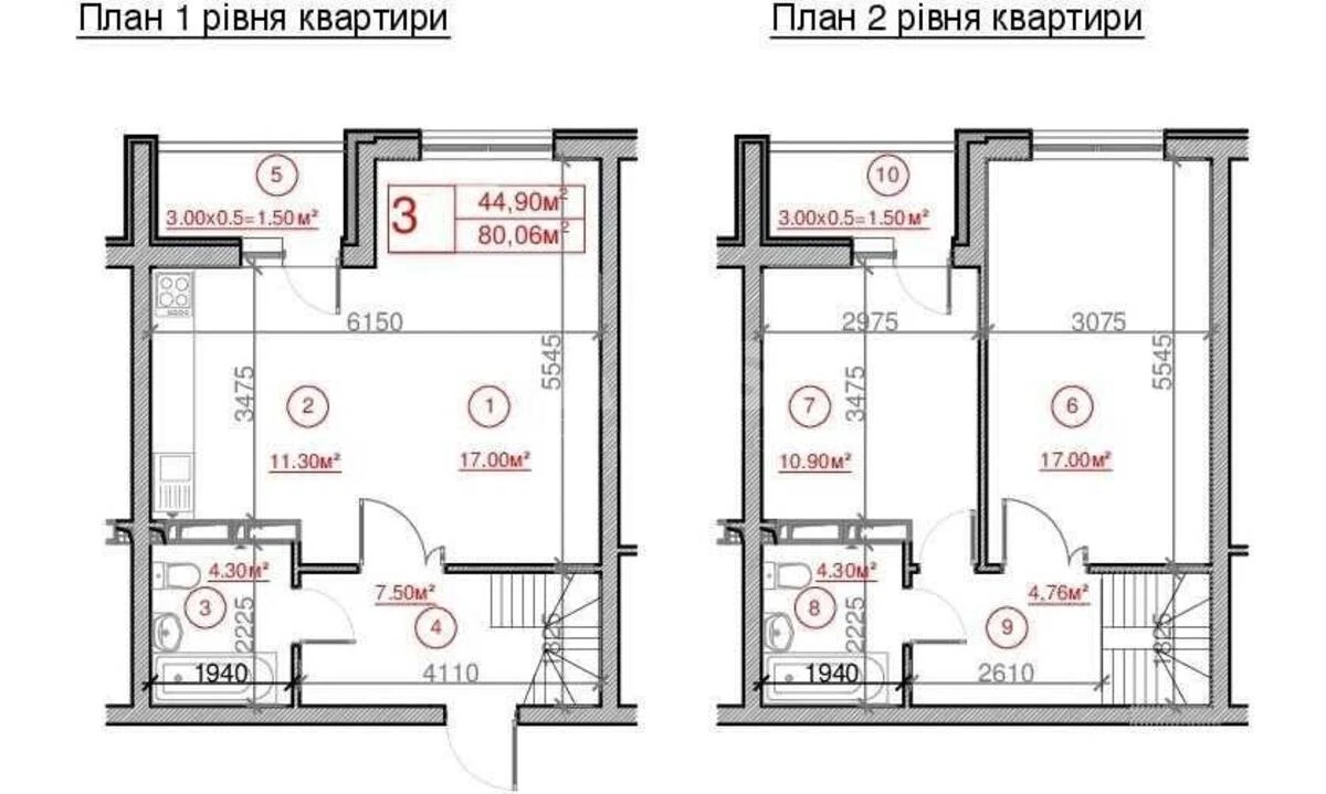 3k apartment vul. Kachalova 407165811