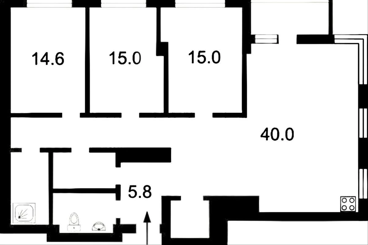 4k apartment vul. Fedorova Ivana 2А611186