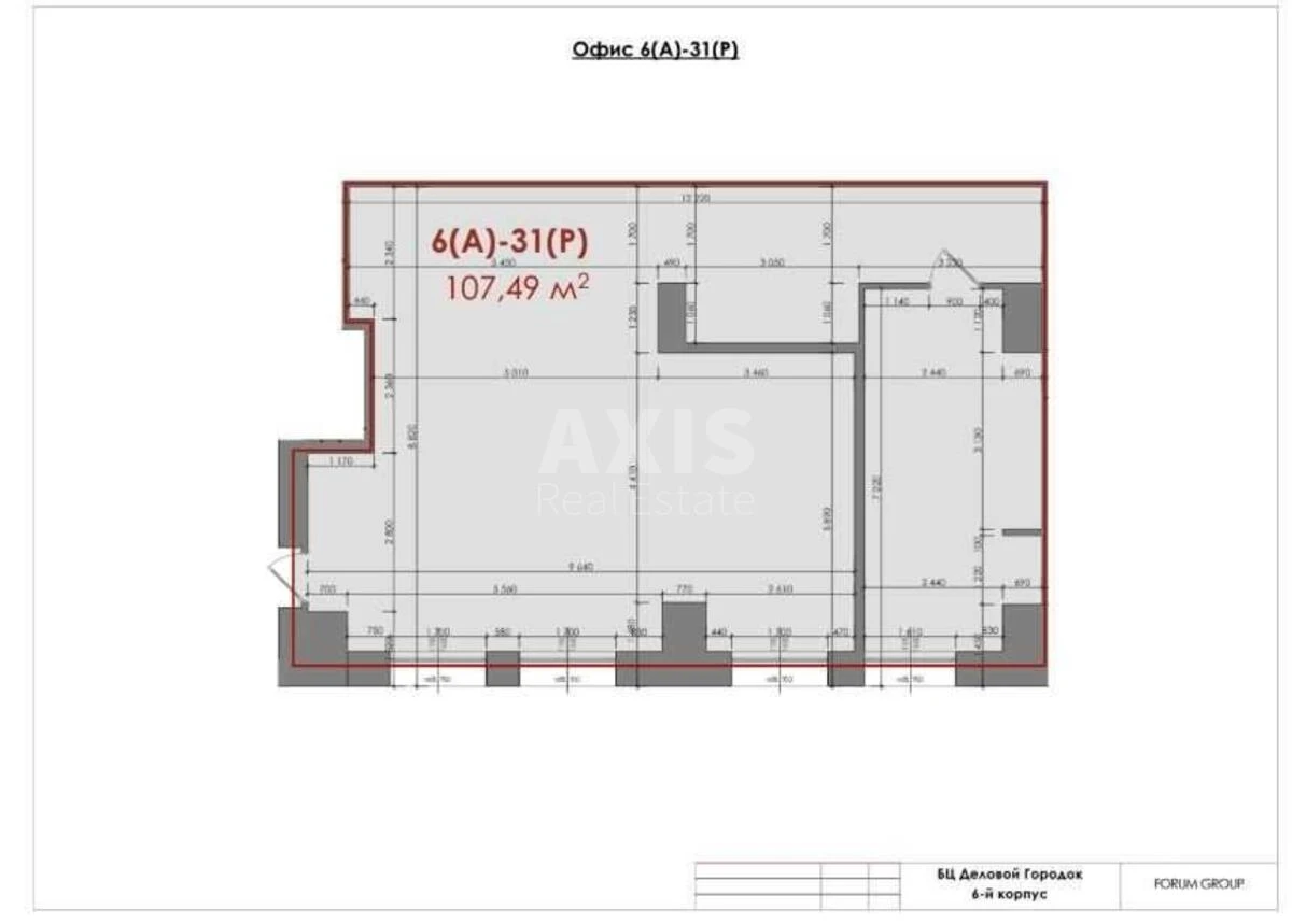 Office vul. Pymonenka Mykoly 13, 107m2691726