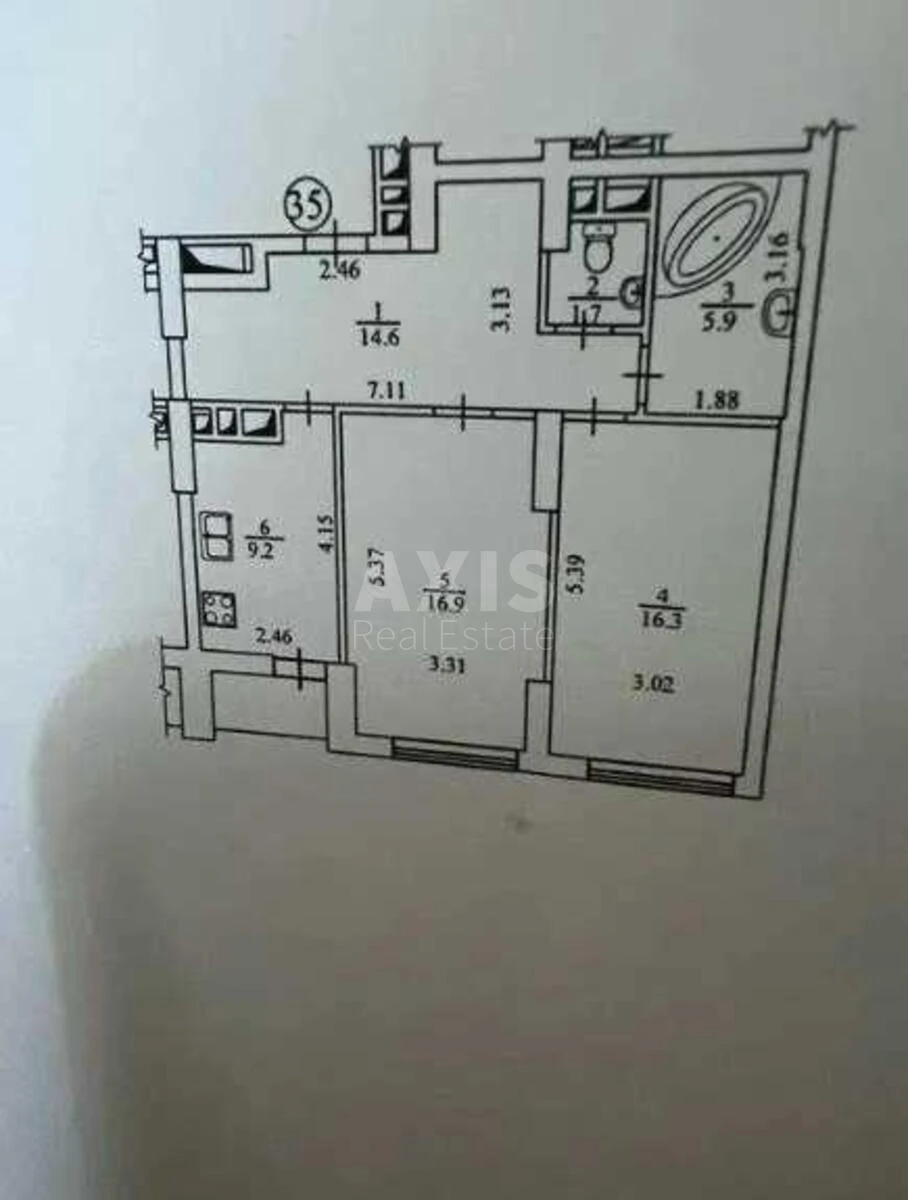 2k apartment vul. Sverstjuka Jevgena 46235511