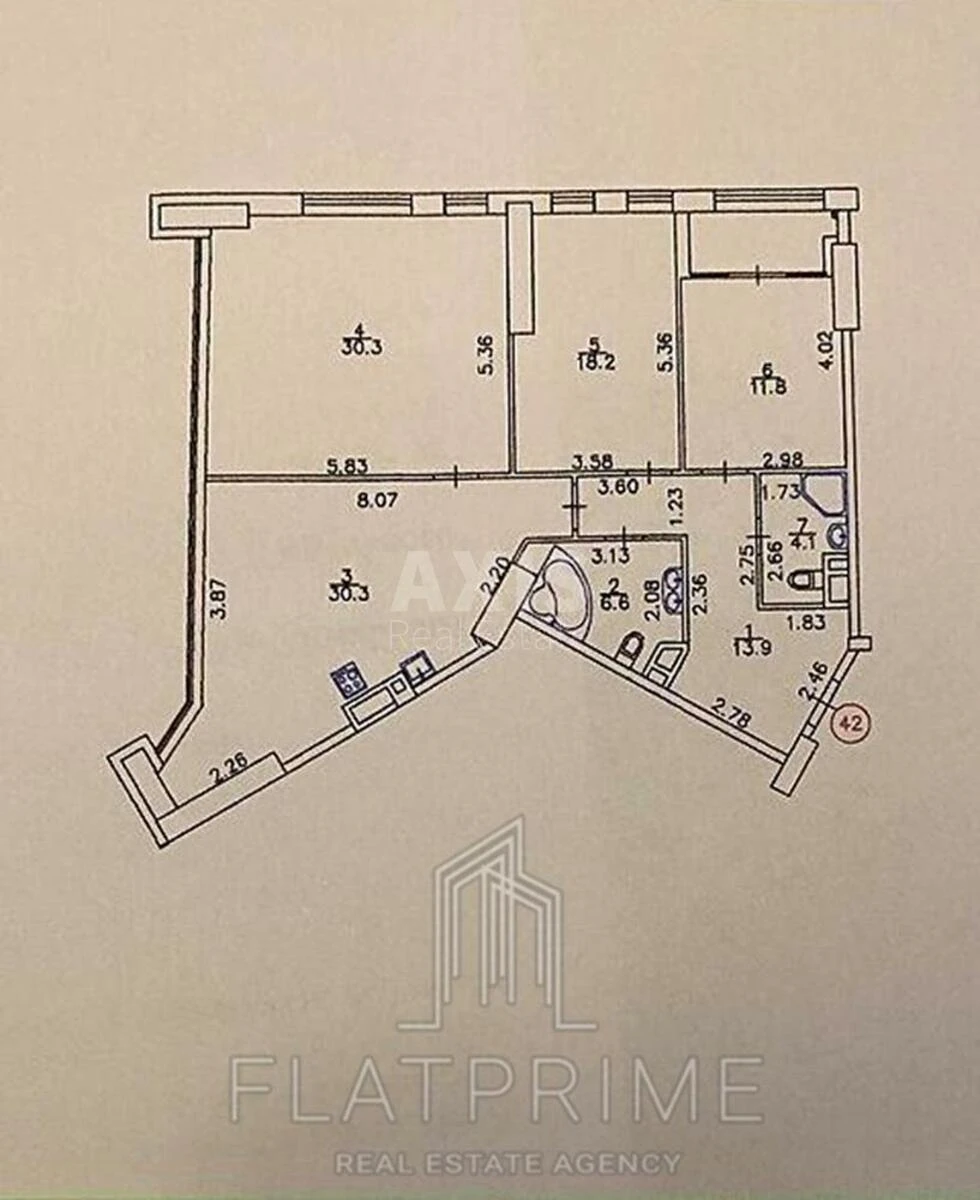 3k apartment pr-t Berestejskij 11Б644884