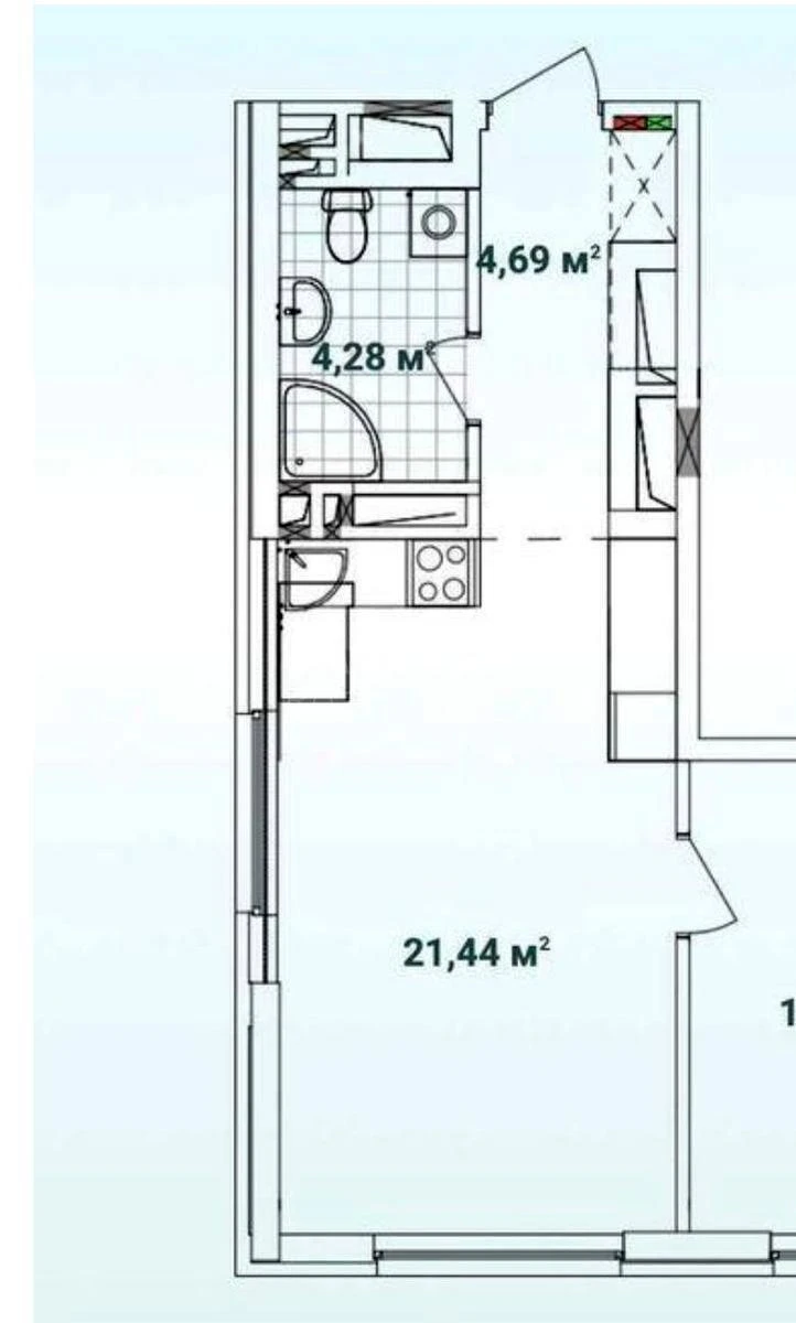 1k apartment pr-t Yevropeyskoho Soyuzu 1645441
