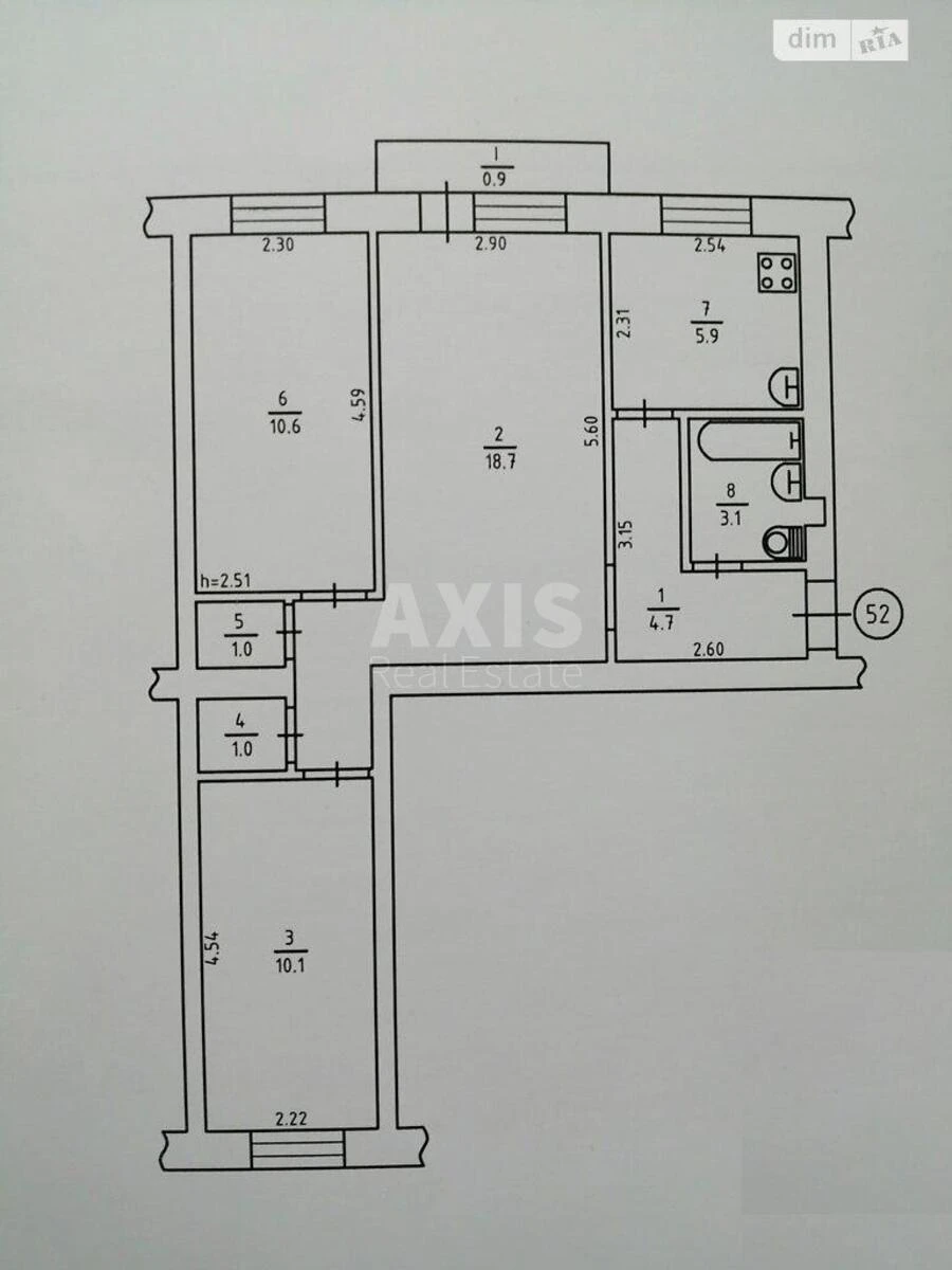 3k apartment vul. Vavylovyh 16/126744616
