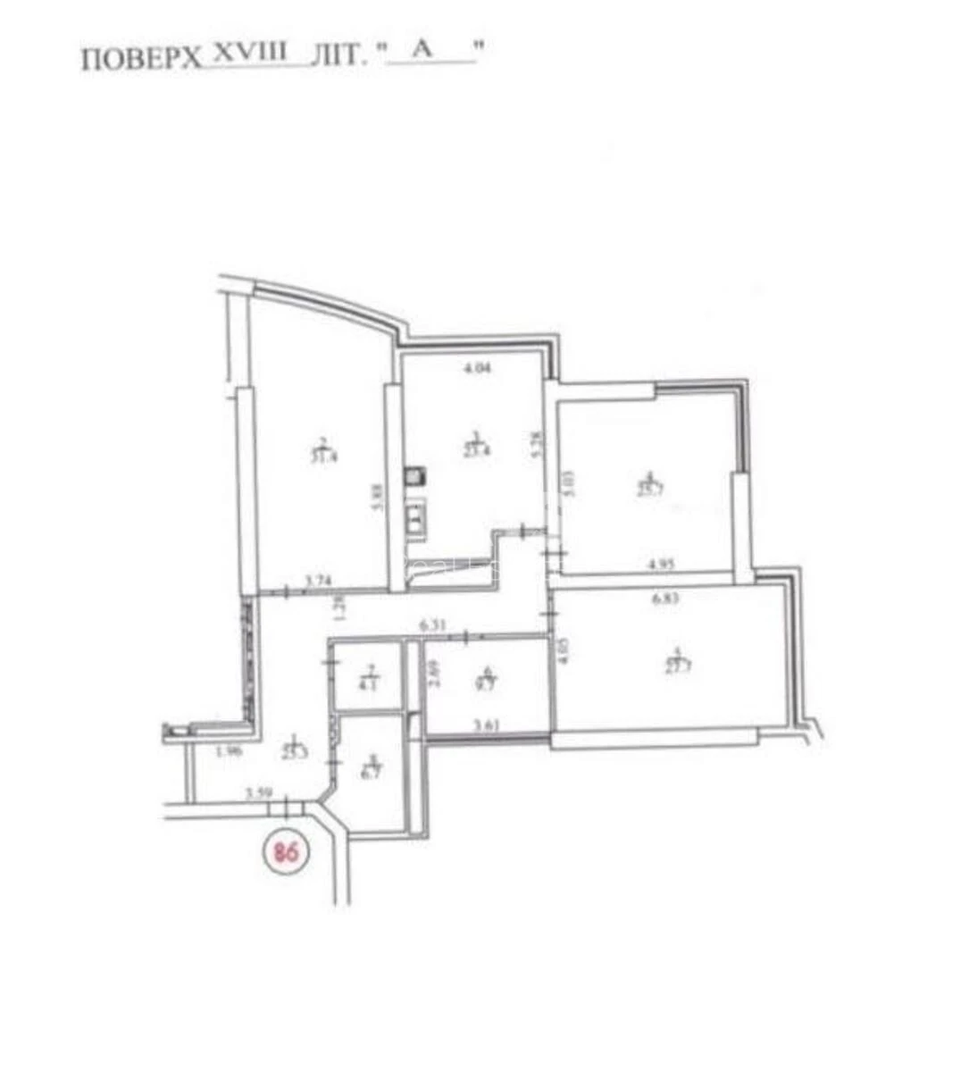 Office uzv. Klovs'kyj 7А, 185m25207511