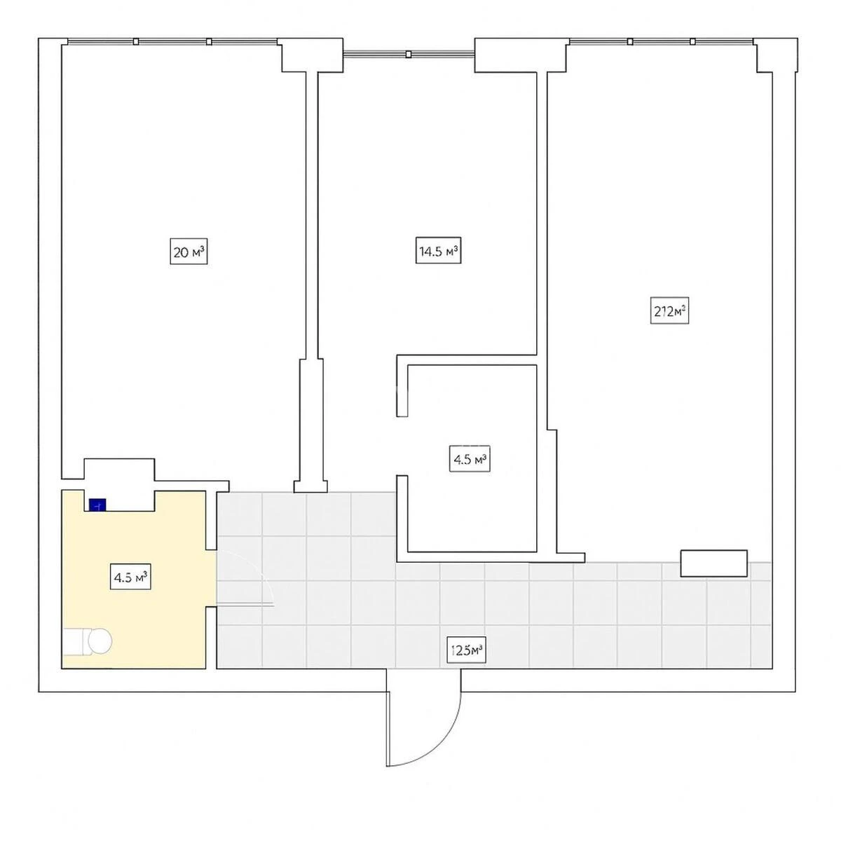 3k apartment vul. Glybochyc'ka 136094416