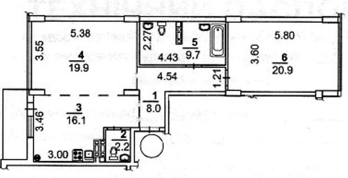 2k apartment vul. Zvirynec'ka 47676644