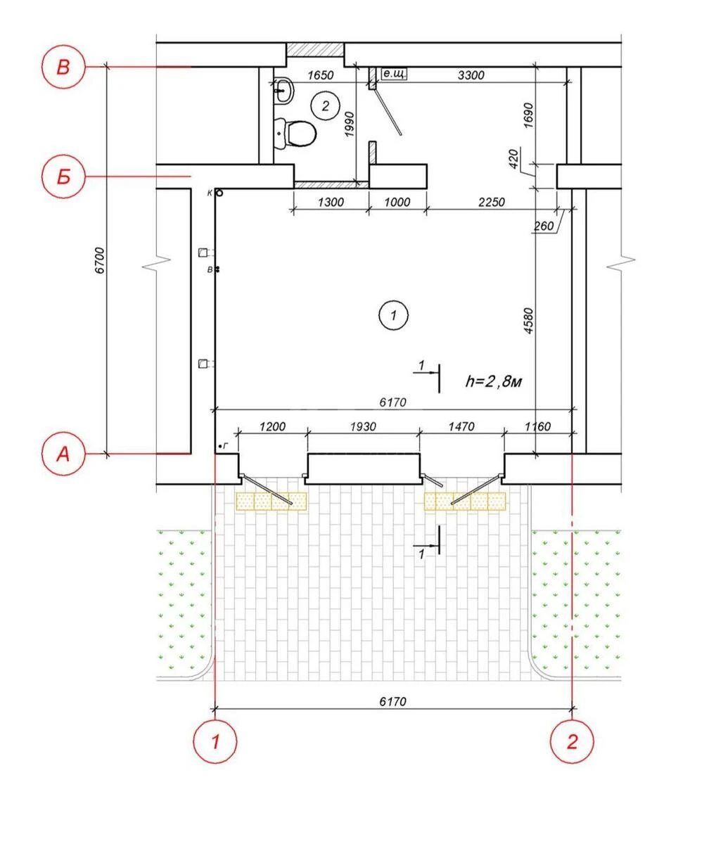 Trade object vul. Shhusjeva 45, 39m2661250