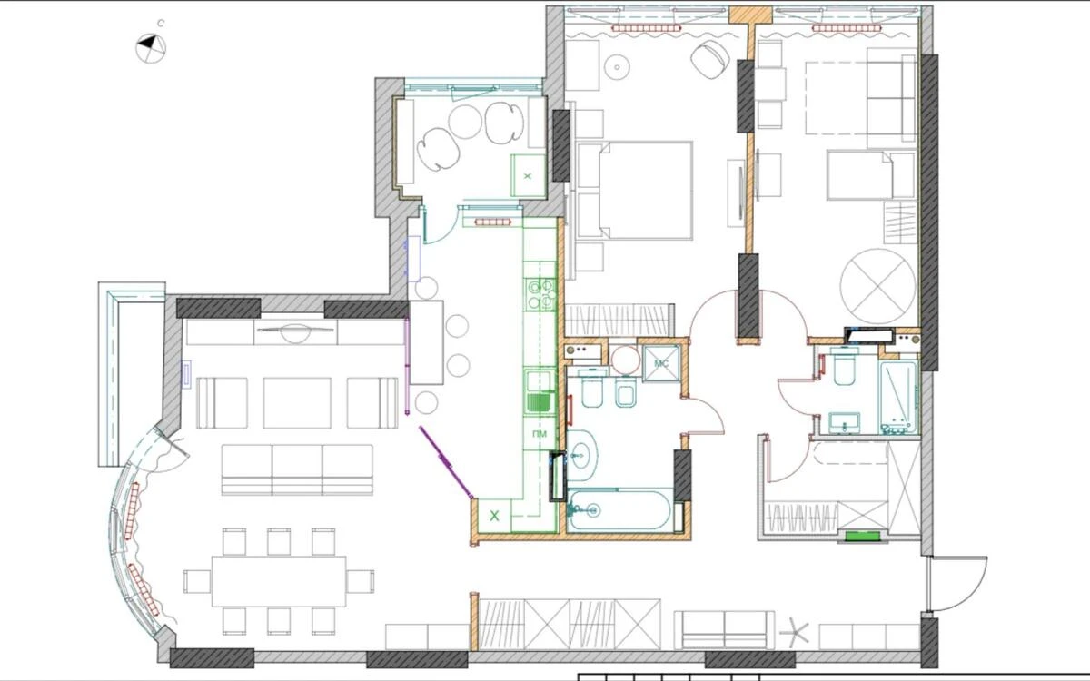3k apartment vul. Vasylya Tyutyunnyka 37/17138321