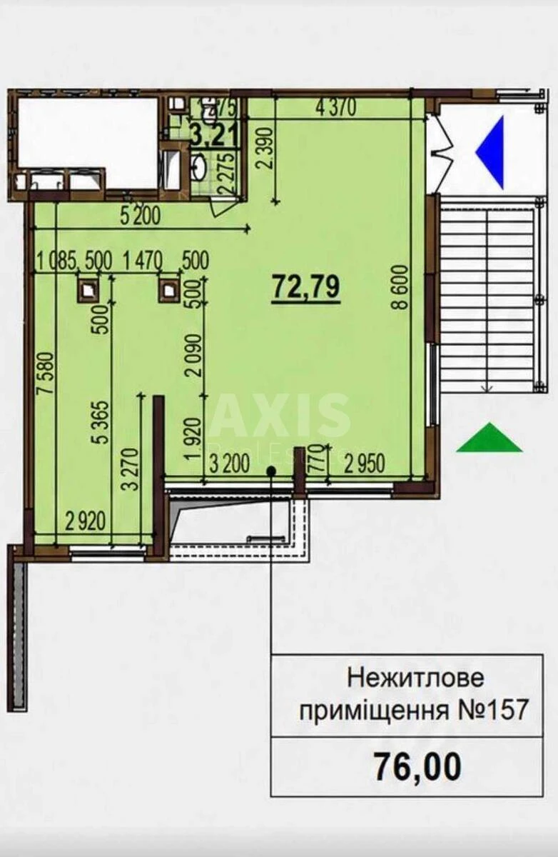 Trade object vul. Oleksandra Olesja 19, 76m26987811