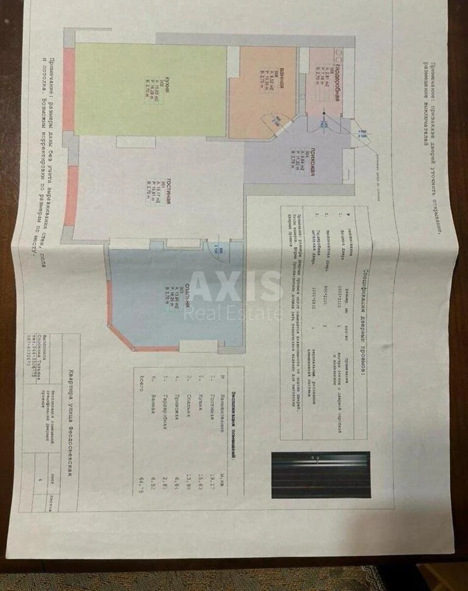 2к квартира ул. Феодосийская 3В6805819