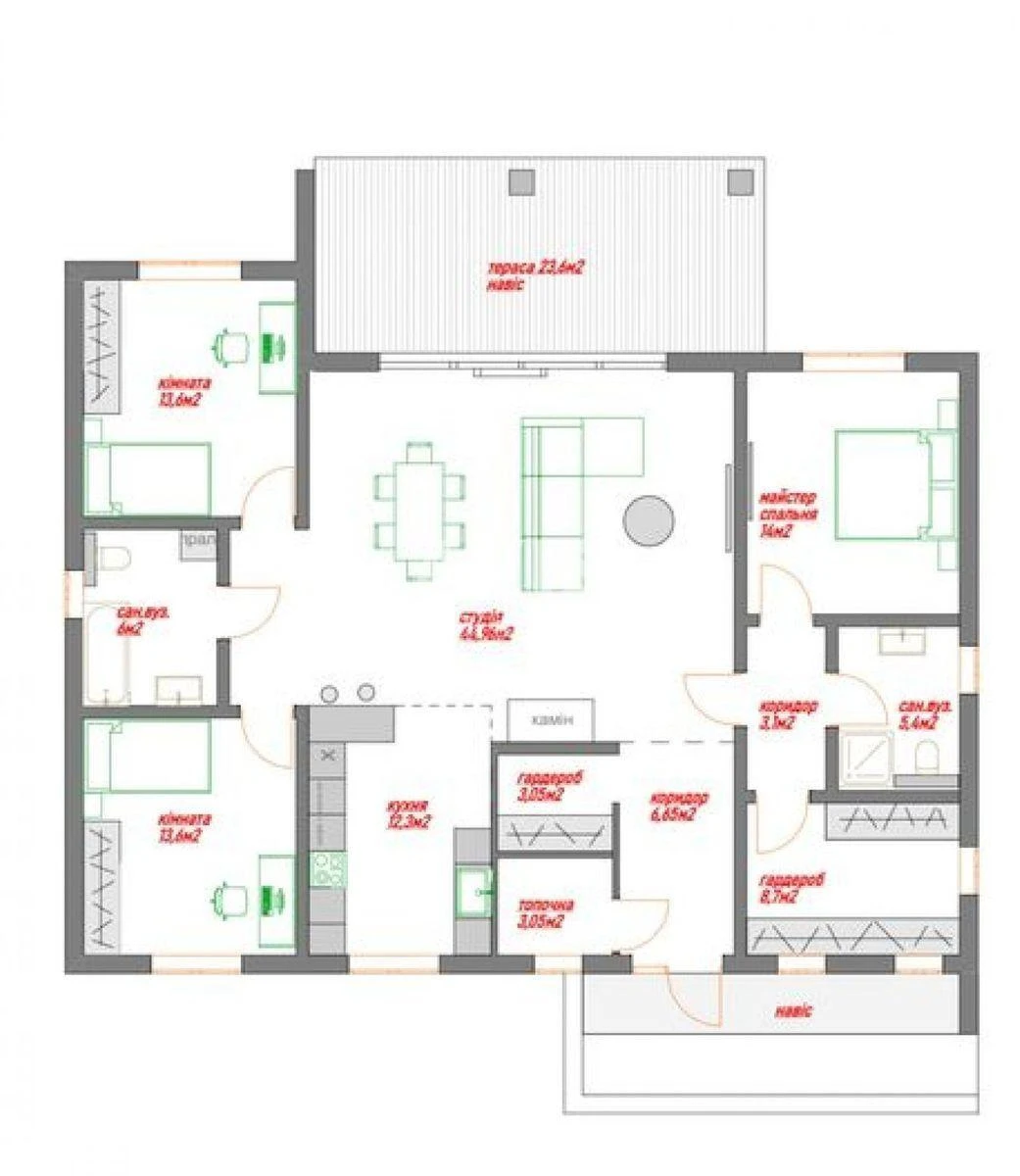 House vul. Sadova 94-a, 140m2, Kyiv city579359