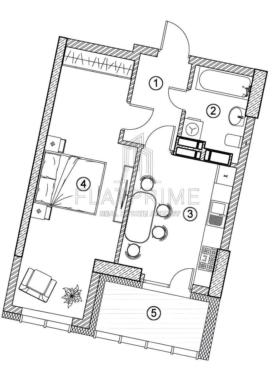 1k apartment bul. Mykoly Mikhnovskoho 13А702675