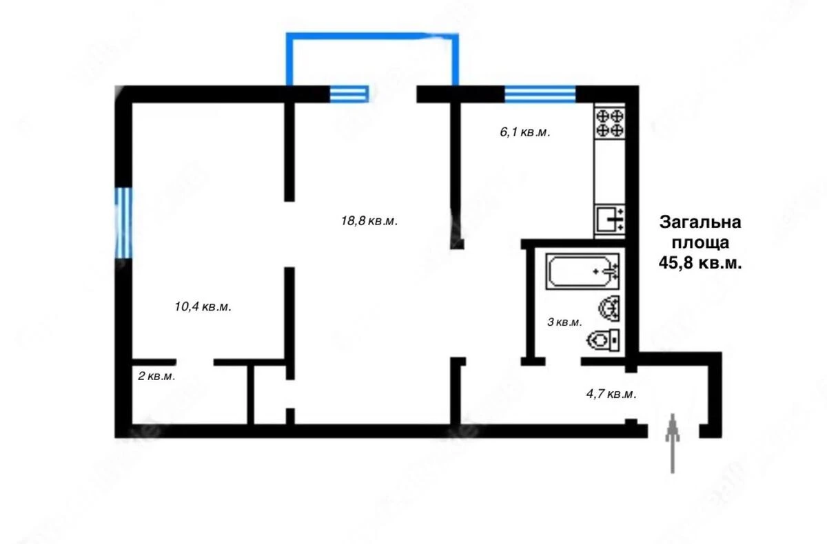 2k apartment pr-t Golosii'vs'kyj 746712516