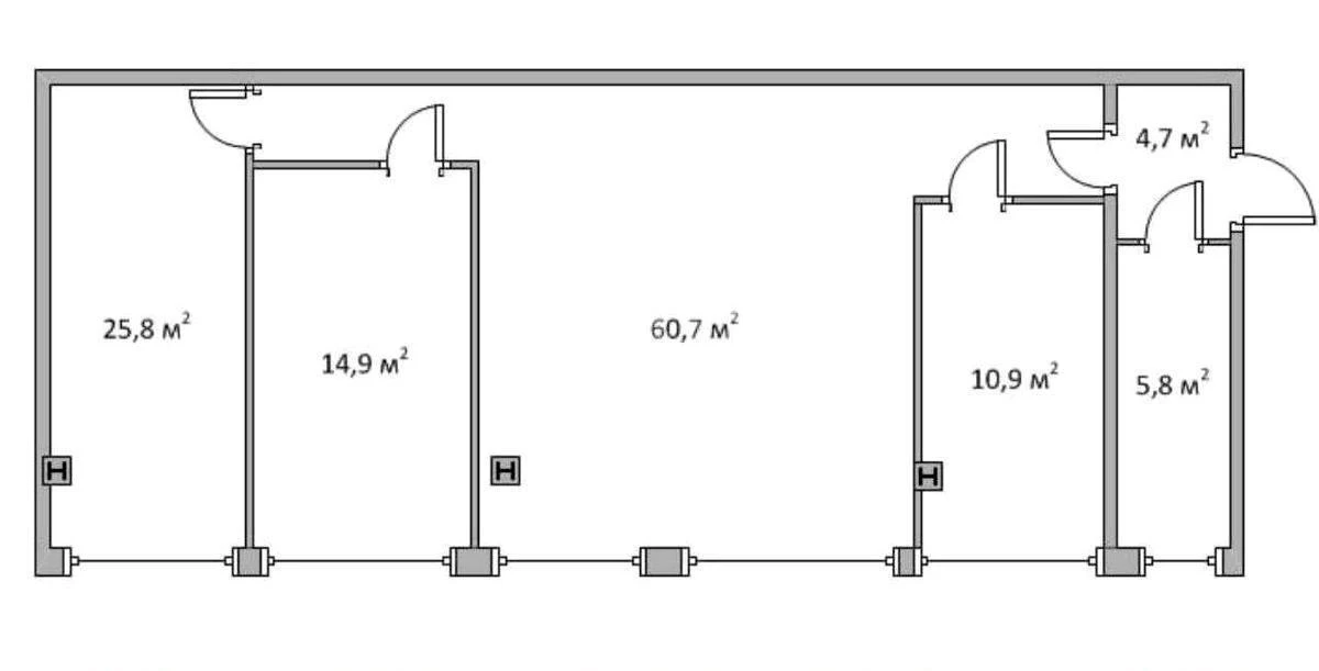 Office vul. Henerala Almazova 18/7, 133m2659365