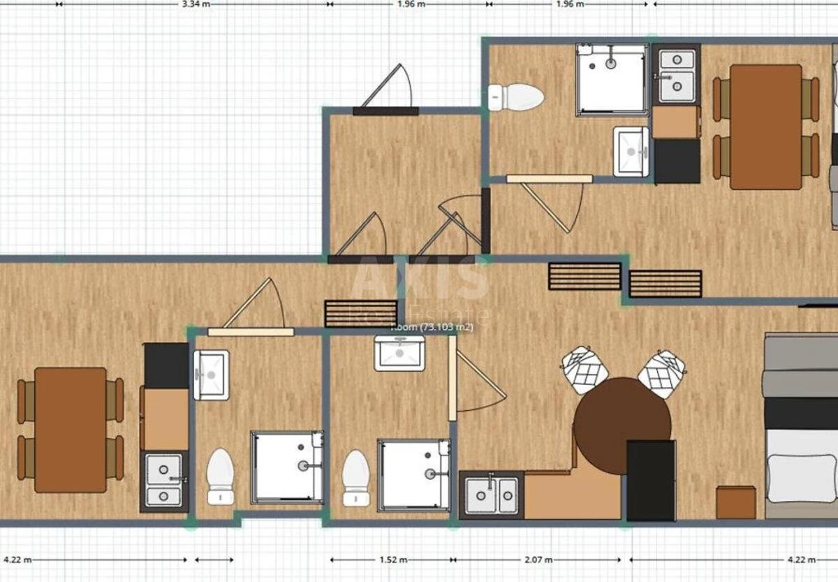 3k apartment vul. Pol'ova 73641765