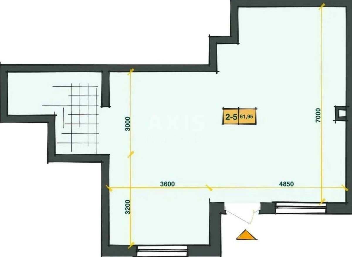 Office vul. Grechka Marshala 10Л, 62m2676065