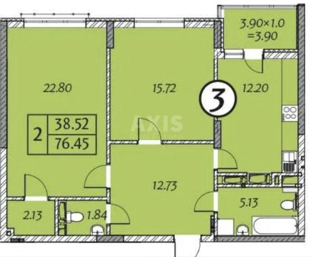 2k apartment vul. Kazarmenna 6Г687547