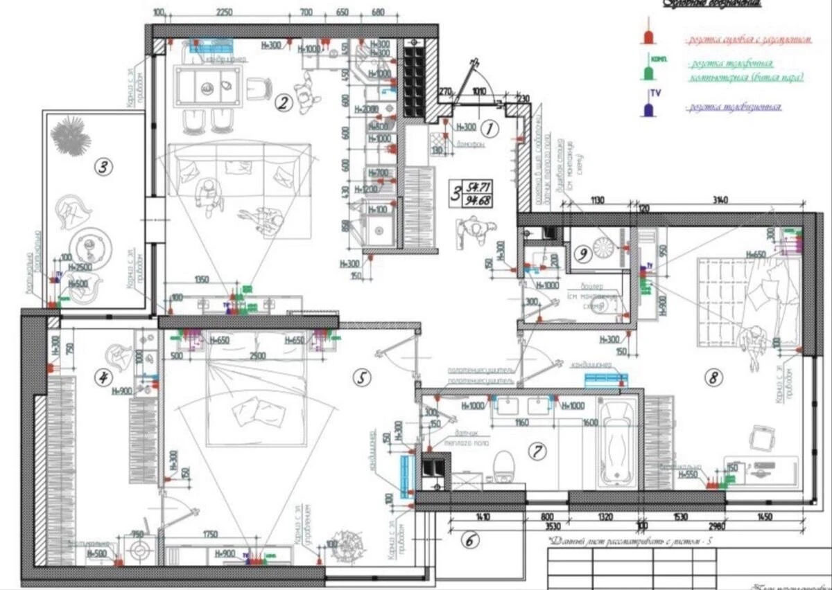 3k apartment vul. Osokors'ka 2А683339