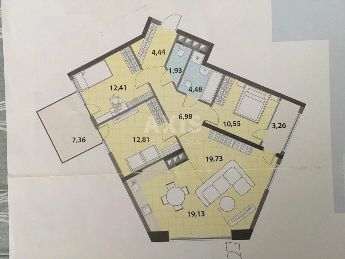 4k apartment vul. Lypkivs'kogo Vasylja Mytropolyta 16А712371