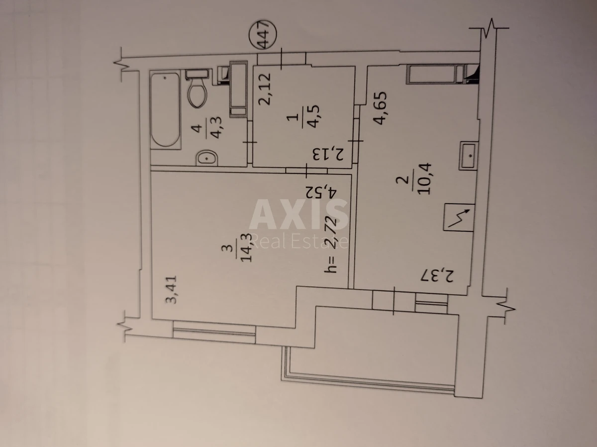 1k apartment vul. Sosjury Volodymyra 67034816
