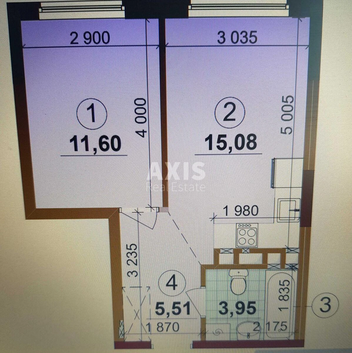 1к квартира ул. Выговского Ивана 44577477